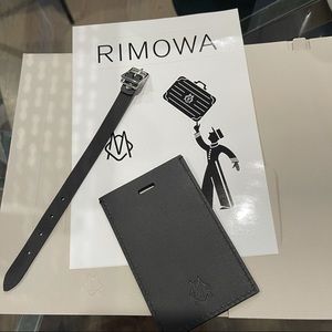 Rimowa stickers and luggage tag